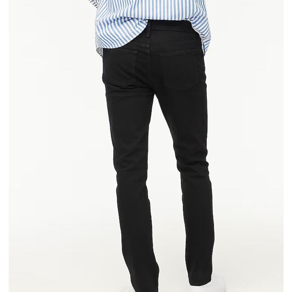 NWT J.Crew Slim Fit Jean In Signature Flex Black Size 28x30 - Picture 2 of 9